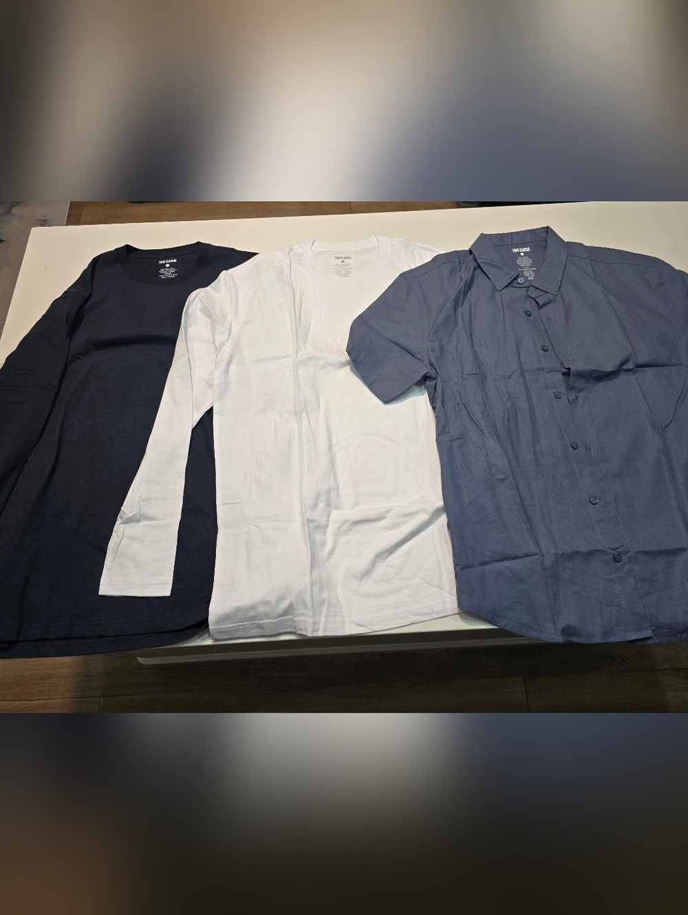 True Classic Mens Large Shirt Trio Set - New